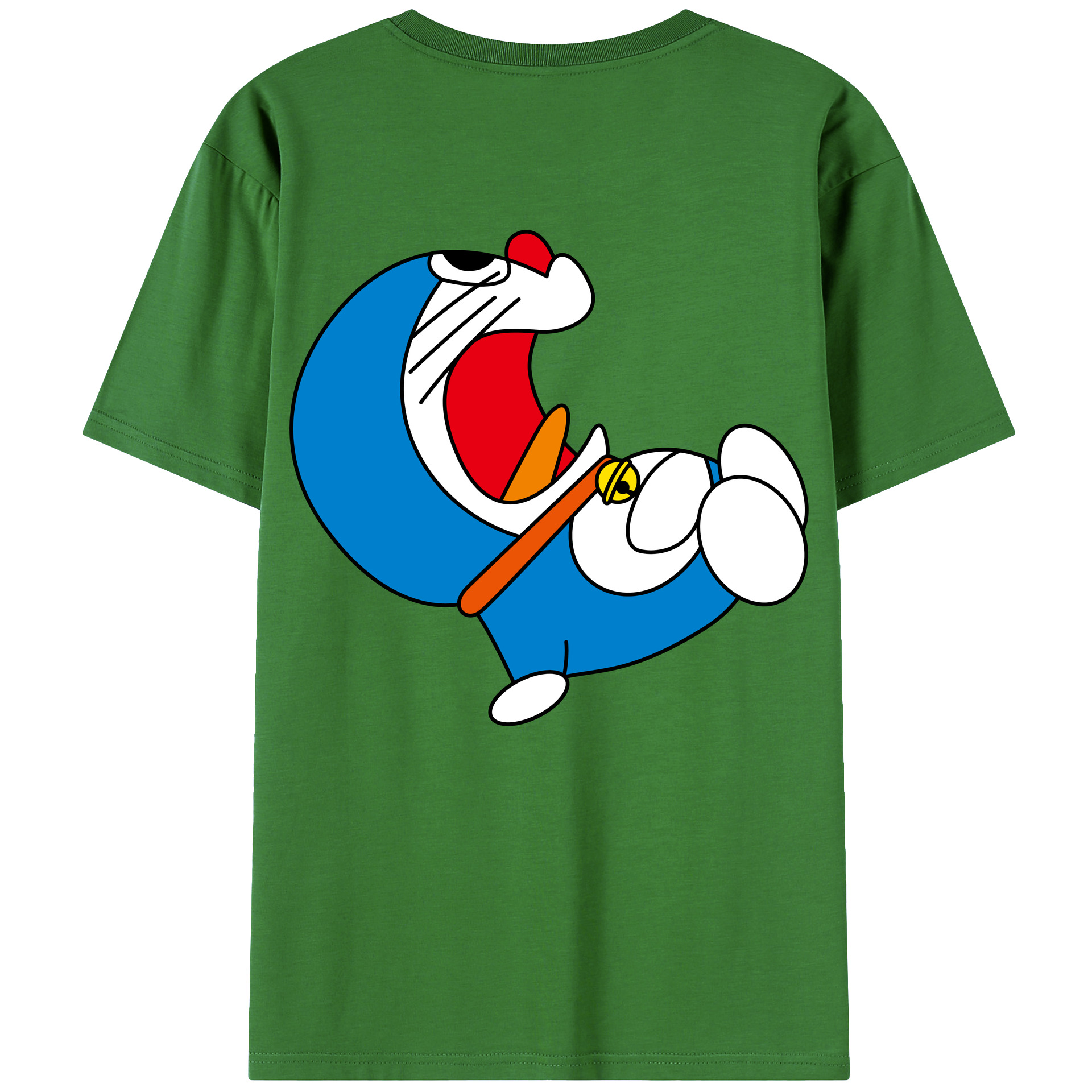 （画像用） ドラえもん Doraemon レディース半袖Tシャツ(バックプリント)